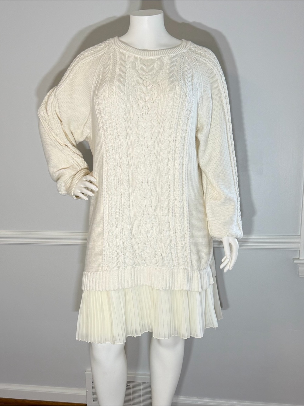 The Delphine Sweater Twofer Mini Dress
By Anthropologie